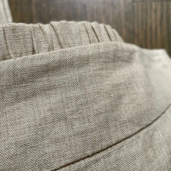 Eileen Fisher 100% Organic Linen Pants, Size M - Picture 4 of 7